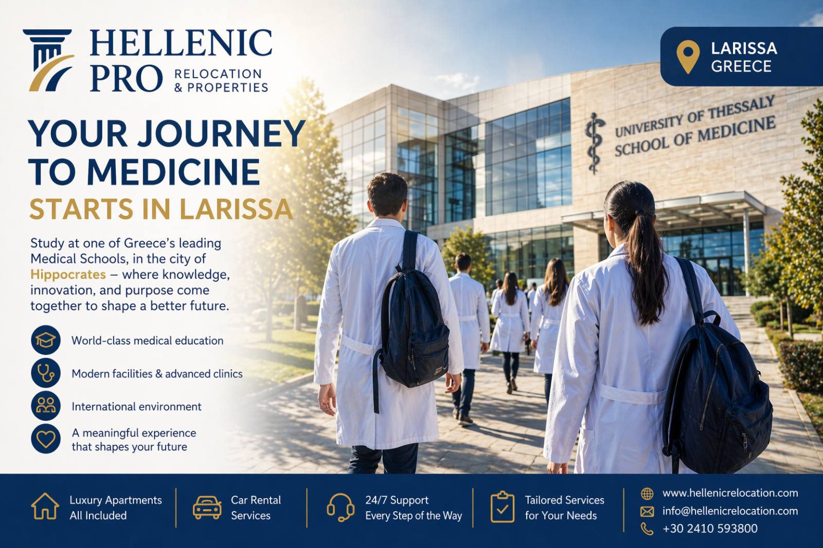 Larissa: The City of Hippocrates, a Rising Global Medical Hub, and the Ideal Destination for Medical Students